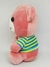 Ursinho Rosa De Pelúcia Roupinha Bordado Brinquedo Antialérgico - Pelúcias - comprar online