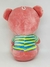 Ursinho Rosa De Pelúcia Roupinha Bordado Brinquedo Antialérgico - Pelúcias na internet