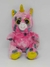 Unicórnio Tie Dye Olhos De Glitter Pelúcia Br Machine Brinquedo - Pelúcias