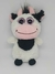 Vaca Bordada Olhos De Glitter Pelúcia Br Machine Brinquedo - Pelúcias