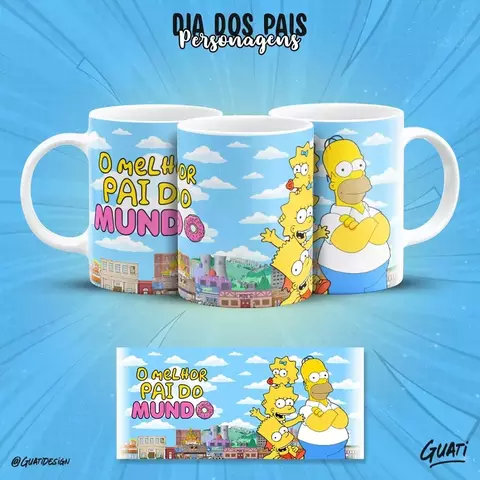 Caneca Personalizada Coleção Dia dos Pais Personagens - Dia dos Pais - comprar online