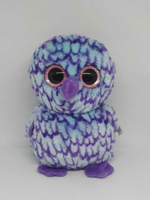 Pinguim Roxo Olhos De Glitter Pelúcia Br Machine Brinquedo - Pelúcias