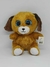 Cachorro Marrom Olhos De Glitter Pelúcia Br Machine Brinquedo - Pelúcias