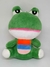 Sapinho Verde De Pelúcia Bordado Brinquedo Antialérgico Brinquedo - Pelúcias