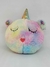Unicórnio Tie Dye Bordado Pelúcia Br Machine Brinquedo - Pelúcias
