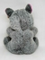 Lobo Cinza Bordado Olhos De Glitter Pelúcia Br Machine Brinquedo - Pelúcias - CB Presentes Criativos