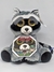 Feisty Pets Guaxinim Raccoon Fred Furioso Muda Expressão Pelúcia Br Machine Brinquedo - Pelúcias