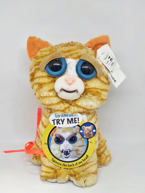 Feisty Pets Gata Rajada Princesa Pottymouth Muda Expressão Pelúcia Br Machine Brinquedo - Pelúcias