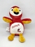 Papagaio Vermelho Bordado Joyous Pelúcia Br Machine Brinquedo - Pelúcias