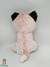 Raposinha Coral Olhos De Glitter Pelúcia Br Machine Brinquedo - Pelúcias na internet