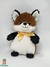Raposa Lacinho Olhos De Glitter Pelúcia Br Machine Brinquedo - Pelúcias