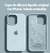 Capa Case Protetora iPhone Silicone Macia De Veludo Genuíno Cobertura Total