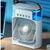 Mini Ar Condicionado Climatizador Umidificador Ventilador Agua E Gelo Com LED Portátil - Digital World