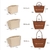 Organizador Portátil De Bolsas De Feltro Para Longchamp le pliage Forro Suporte Maquiagem Viagem 3 Tamanhos - loja online