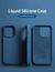 Capa Case Protetora iPhone Silicone Macia De Veludo Genuíno Cobertura Total - comprar online