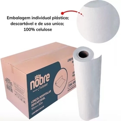 Lençol Hospitalar Descartável - 70cm x 50m - Nobre