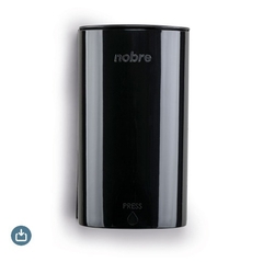 Dispenser Mini - p/ Sabonete Líquido/ Álcool Gel - Preto - 500ml - Nobre