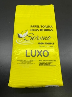 PAPEL TOALHA SERENO INTERFOLHADO LUXO 1.000 FOLHAS