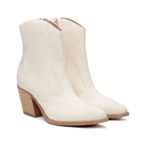 Bota Western Off White