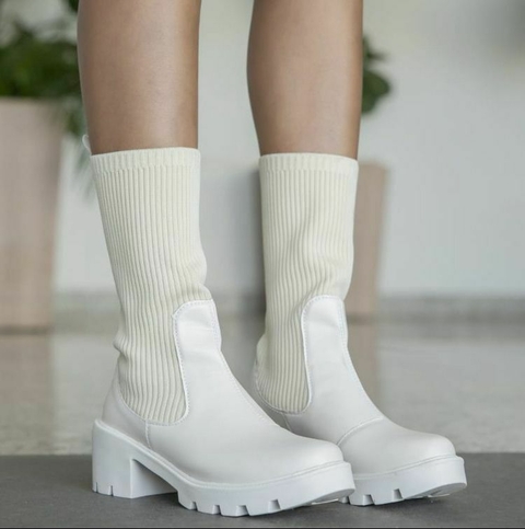 Bota Meia - OFF WHITE
