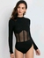 Body con malla asimetrica en internet
