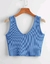 Top azul