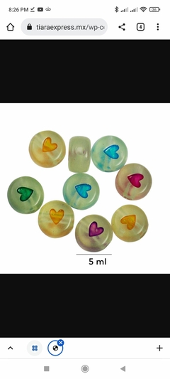 Corazon fluorescente en internet