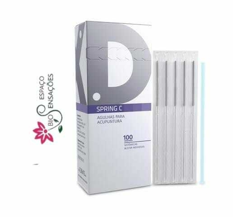 Caixa de Agulha Individual Dux Spring C 0,30x60mm - 100 Unidades