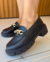 Mocassim Tratorado Preto com Forro Acolchoado - comprar online