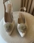 Scarpin Slingback Nalva Fashion Verniz 1873 - Branco Off White 2cm - comprar online