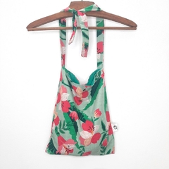 Bolsa Floral Acqua