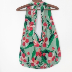 Bolsa Floral Acqua Maxi