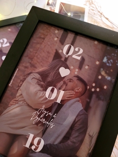 QUADRO PERSONALIZADO CASAL - comprar online