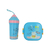 Set Infantil Lunch Box topper con botella de agua + tenedor + lonchera