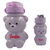 dúo Cantimplora infantil OSO botella de agua Kawaii color pastel en internet
