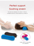 Cojín para Cuello de Gel almohada ergonómica para soporte cervical