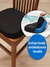 Cojín de Gel para asiento de silla o asiento del coche con funda antiderrapante - Encantadora