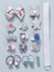 Set de Accesorios Kawaii para el cabello, moños, ligas, pasadores, 18 piezas - tienda en línea