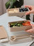 Lunch Box estilo Japonés de 3 niveles con cuchara y tenedor largos de fibra de trigo 900 ml - Encantadora