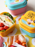 Set Infantil Lunch Box topper con botella de agua + tenedor + lonchera en internet
