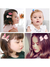 Set de Accesorios Kawaii para el cabello, moños, ligas, pasadores, 18 piezas