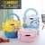 Box Lunch de Minion / Kitty / Doraemon, doble topper, interior metálico y hermético, 1400ml - comprar en línea