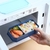 Box lunch estilo Japonés, doble nivel con cubiertos - tienda en línea