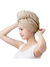 Toalla para el cabello de microfibra para secado del cabello húmedo en internet
