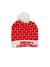 Conjunto Bufanda y Gorro Navideño de punto tejido con pompón para adultos unisex - comprar en línea