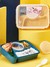 Topper lonchera con SALSERA para alimentos de 4 compartimentos