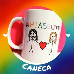 CANECA COM LOGOTIPO MENINAS IH ASSUMI