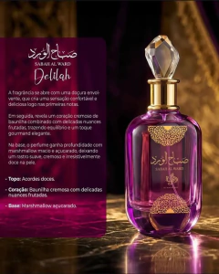 PERFUME SABAH AL WARD DELILAH EDP 100ML FEMININO (ENTREGA EM 6 DIAS) - Sedutine