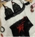 Conjunto Rendado Sem Bojo c/ Calcinha Hot Pants - Silvia Moda Íntima