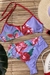 Conjunto de Biquíni Estampa Localizada Aro V e Calcinha Hot Pants